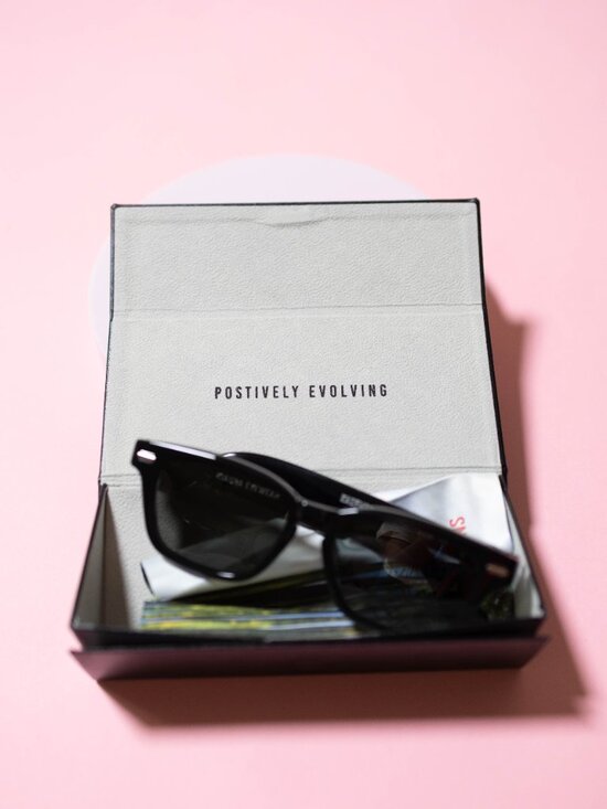 KIAURA Sunglasses in Black Crystal main image 6